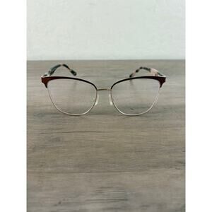 MYNX 501M  Zyloware 077 Brown‎ Pink Women's Eyeglass Frames EUC